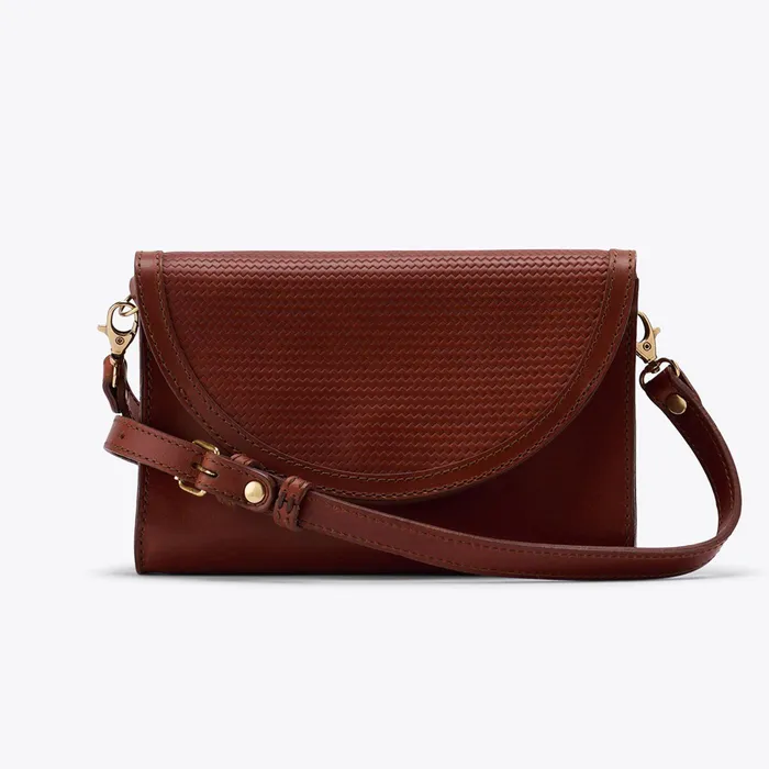 Women Nisolo Bags and Wallets Cleo Convertible Crossbody Brandy