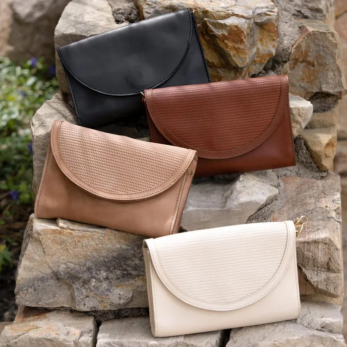 Women Nisolo Bags and Wallets Cleo Convertible Crossbody Brandy