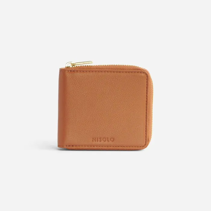 Women Nisolo Bags and Wallets Remi Zip Wallet Caramel