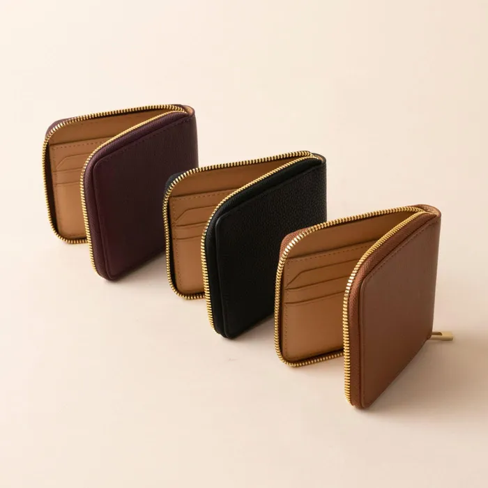 Women Nisolo Bags and Wallets Remi Zip Wallet Caramel