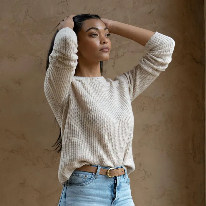 Women Nisolo Belts Noemi Belt Almond
