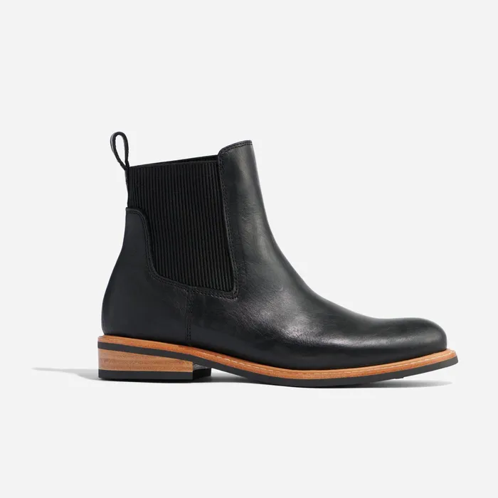 Women Nisolo Boots Carmen Chelsea Boot Black