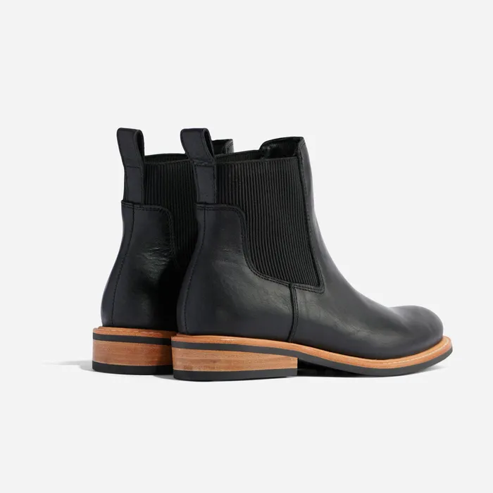 Women Nisolo Boots Carmen Chelsea Boot Black