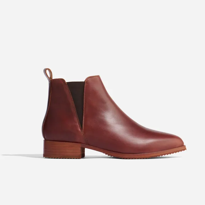 Women Nisolo Boots Eva Everyday Chelsea Boot Auburn