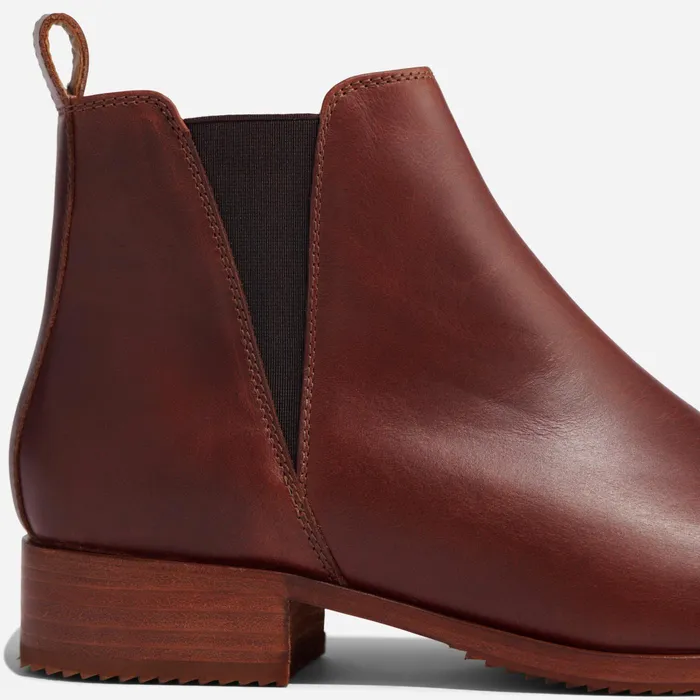 Women Nisolo Boots Eva Everyday Chelsea Boot Auburn