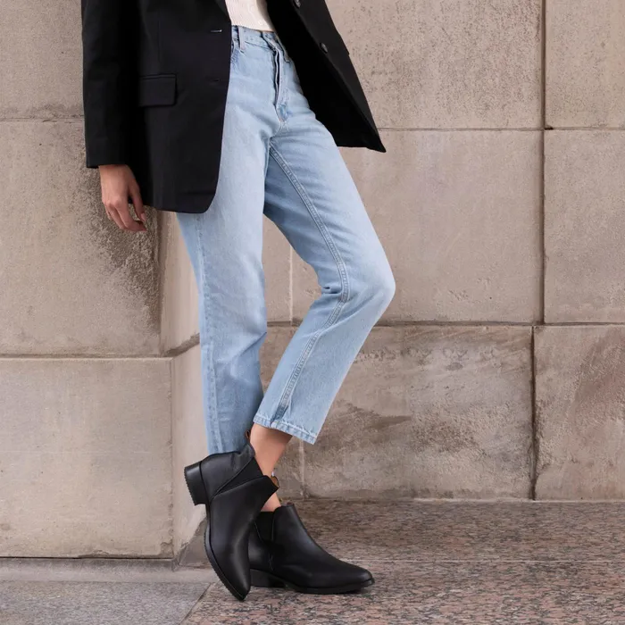 Women Nisolo Boots Eva Everyday Chelsea Boot BlackBlack