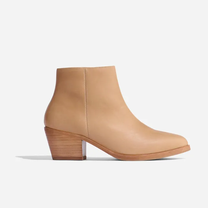 Women Nisolo Boots Marisa Inside Zip Boot Almond