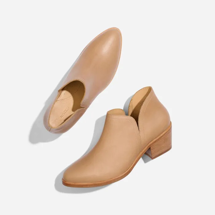 Women Nisolo Boots Mia Everyday Ankle Bootie Almond
