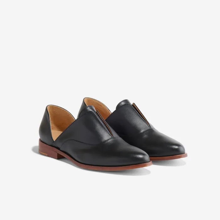Women Nisolo Flats and Slip Ons Emma D039Orsay Oxford 20 Black