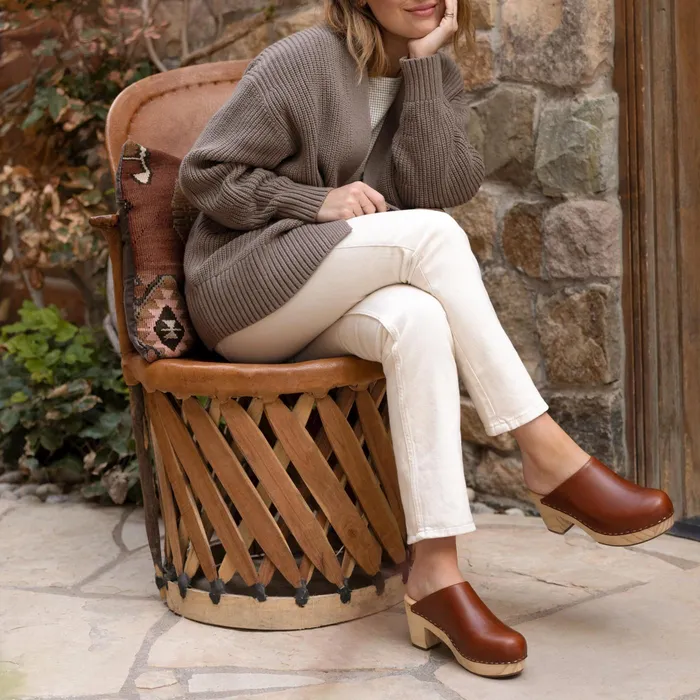 Women Nisolo Heels AllDay Heeled Clog Brandy
