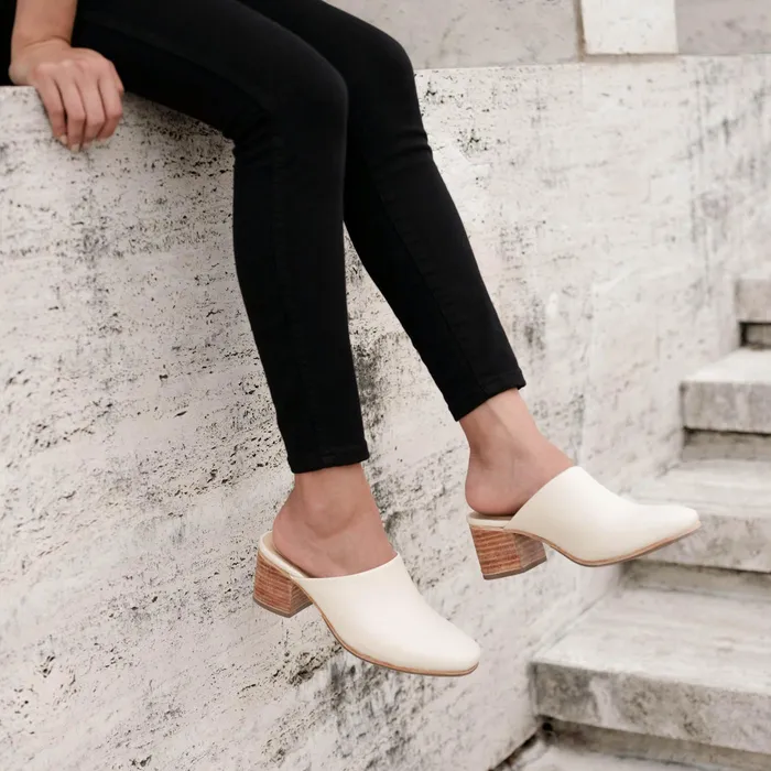 Women Nisolo Heels AllDay Heeled Mule Bone