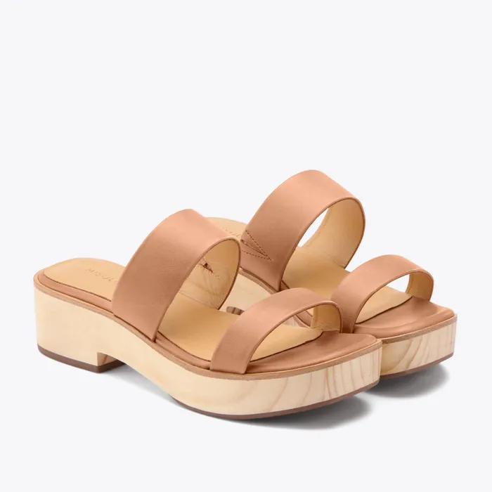 Women Nisolo Heels Ellie AllDay Clog Almond