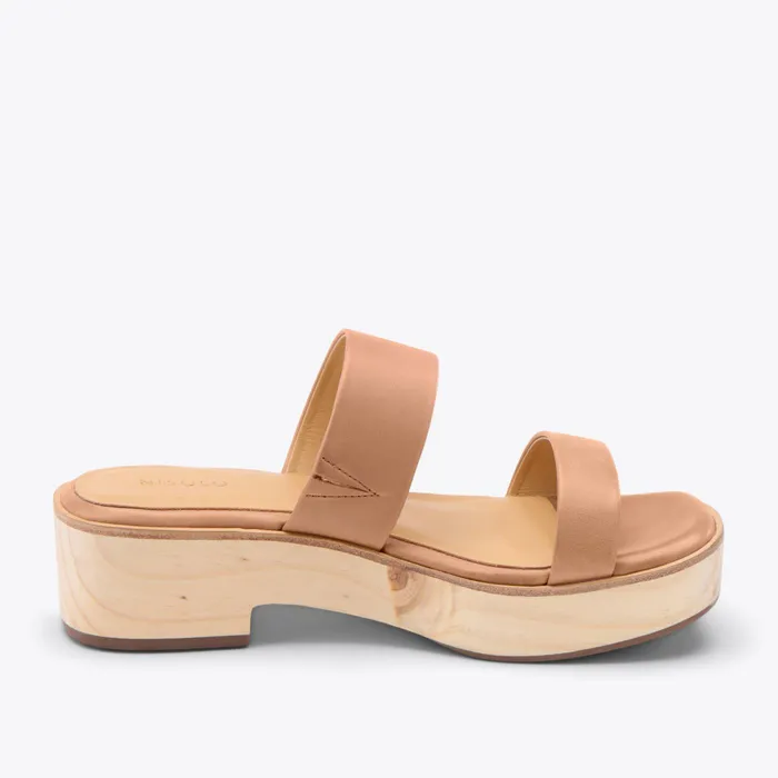 Women Nisolo Heels Ellie AllDay Clog Almond