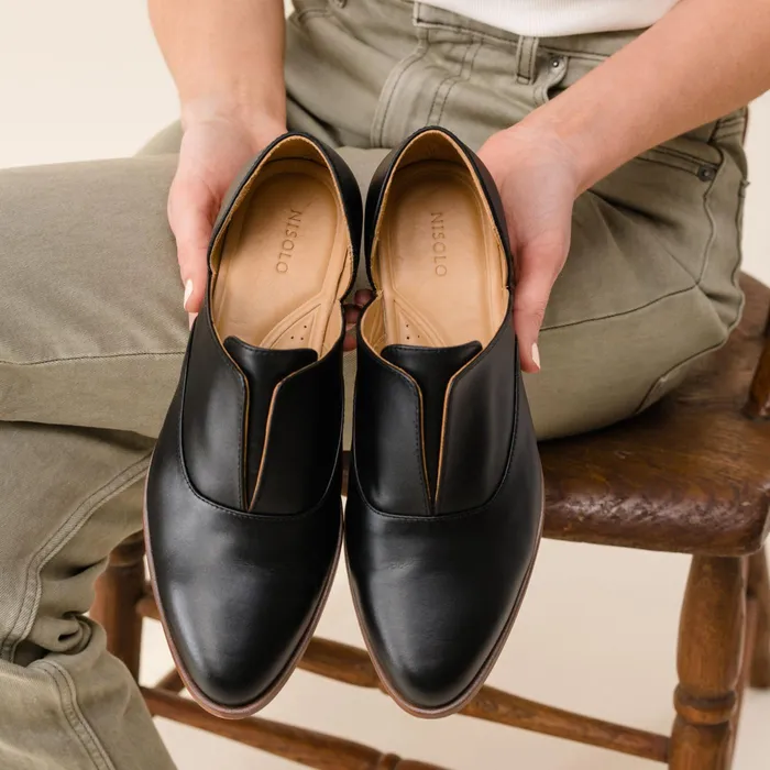 Women Nisolo Loafers and Mules Emma D039Orsay Oxford 20 Black