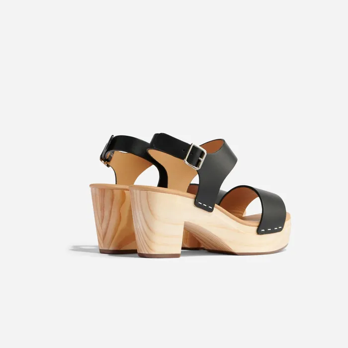 Women Nisolo Sandals AllDay Open Toe Clog Black