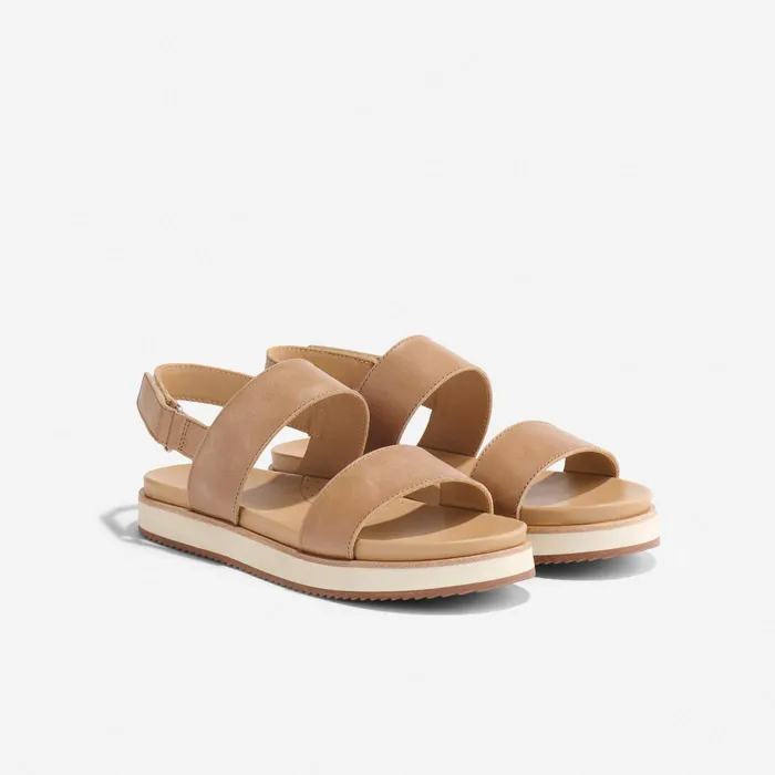 Women Nisolo Sandals GoTo Flatform Sandal 20 Almond