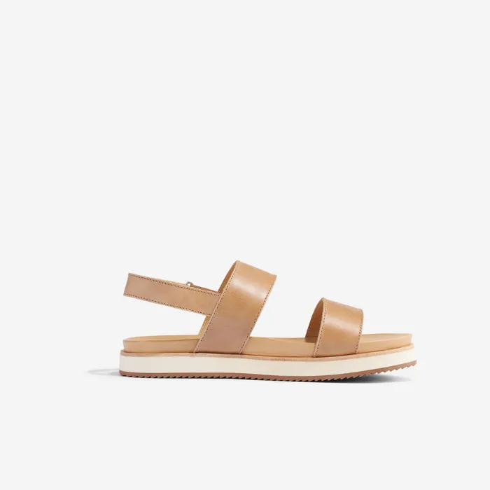 Women Nisolo Sandals GoTo Flatform Sandal 20 Almond
