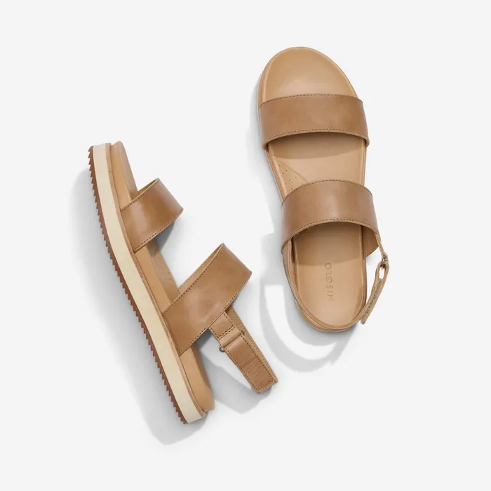 Women Nisolo Sandals GoTo Flatform Sandal 20 Almond