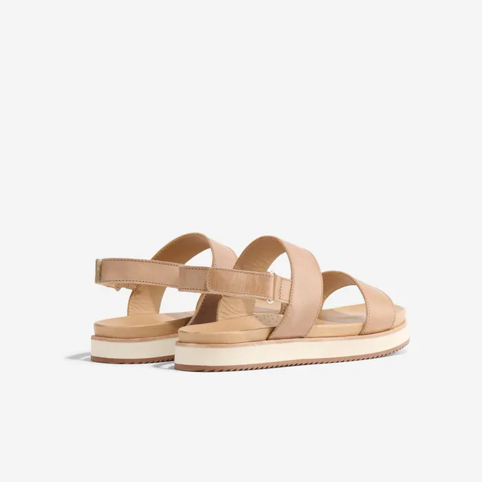 Women Nisolo Sandals GoTo Flatform Sandal 20 Almond