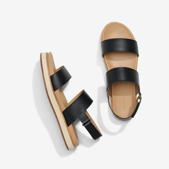 Women Nisolo Sandals GoTo Flatform Sandal 20 Black