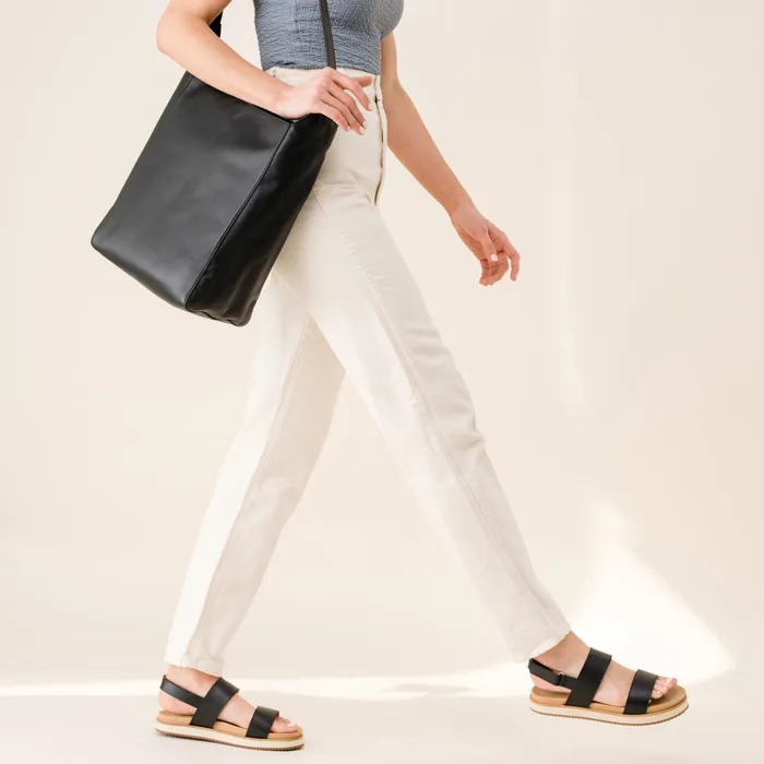 Women Nisolo Sandals GoTo Flatform Sandal 20 Black