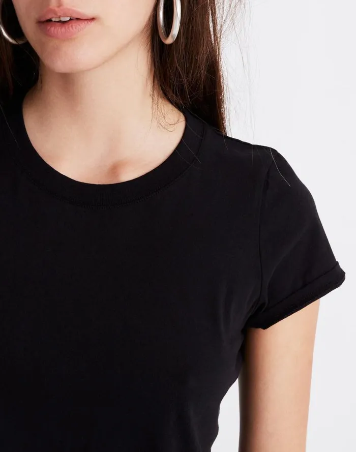 Women Northside Vintage Tee True Black Madewell Tees