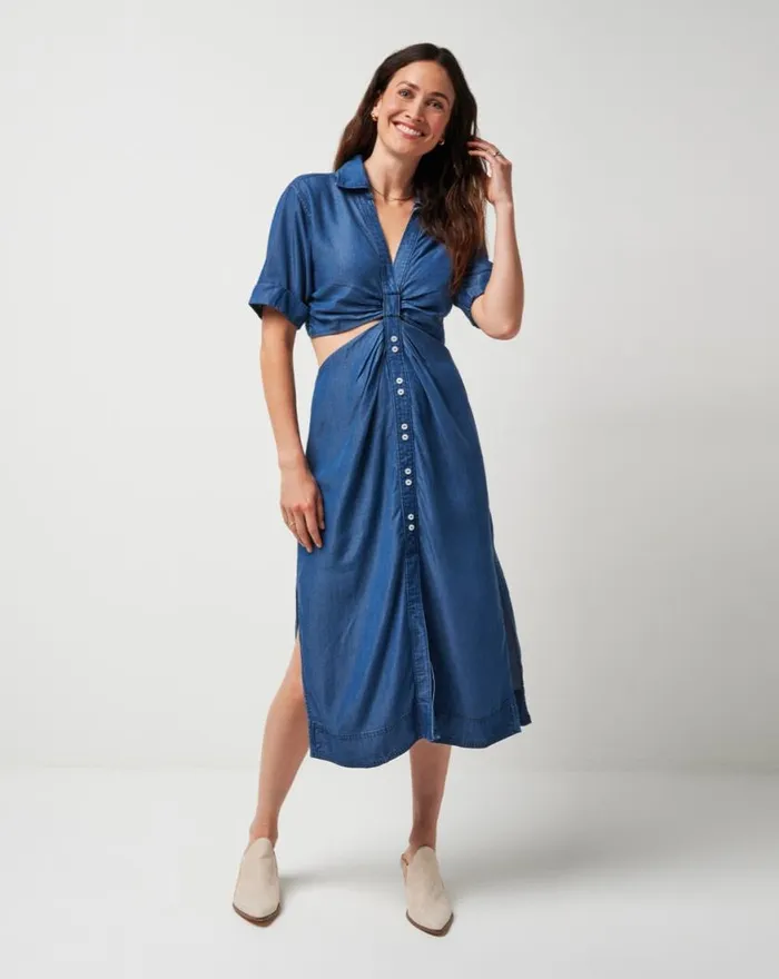 Women OLD HAVANA DRESS Copen Blue TravisMathew Dresses