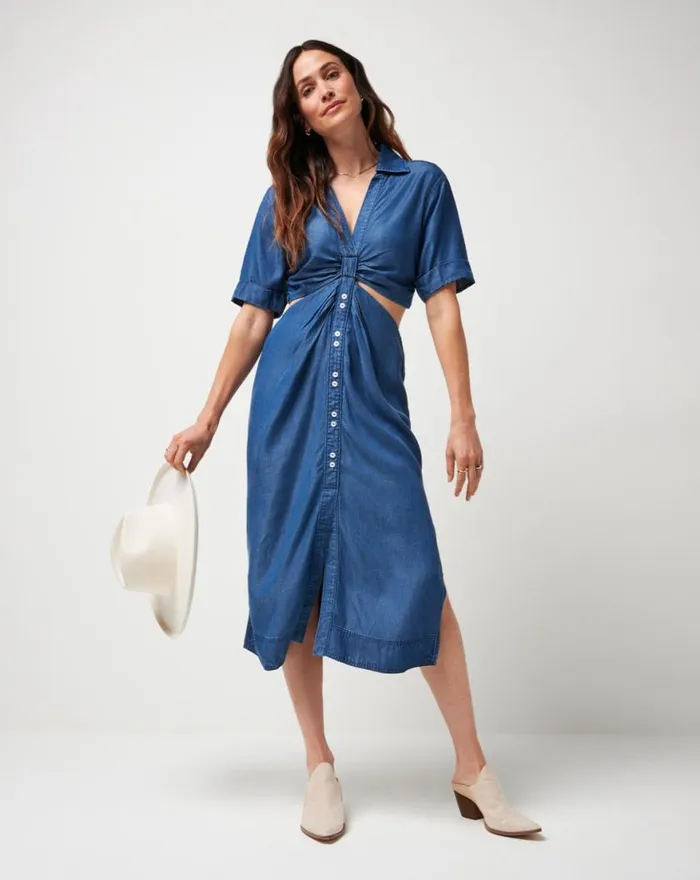 Women OLD HAVANA DRESS Copen Blue TravisMathew Dresses