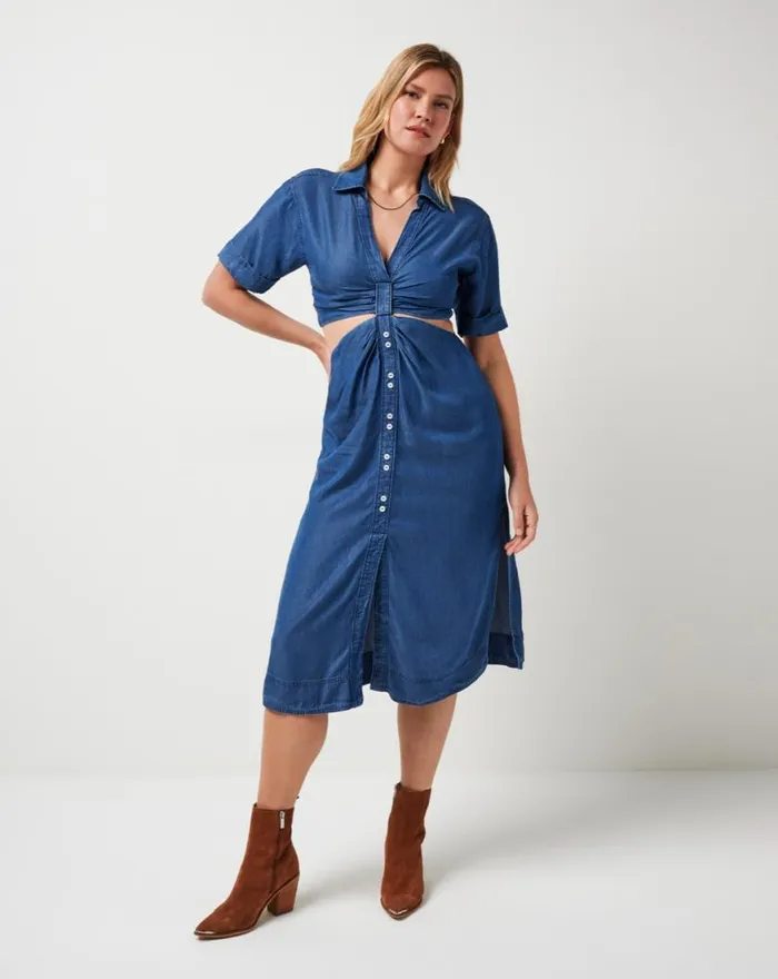 Women OLD HAVANA DRESS Copen Blue TravisMathew Dresses