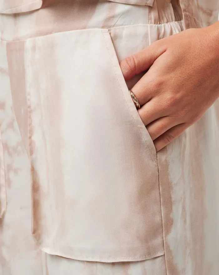 Women ON THE WING WIDE LEG PANT Brazilian Sand TravisMathew Pants