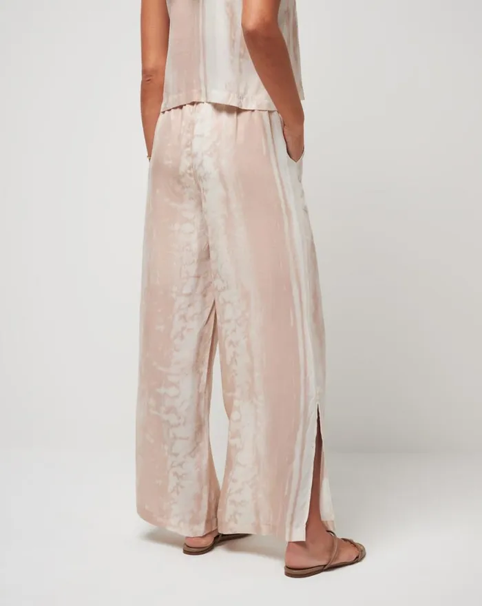 Women ON THE WING WIDE LEG PANT Brazilian Sand TravisMathew Pants
