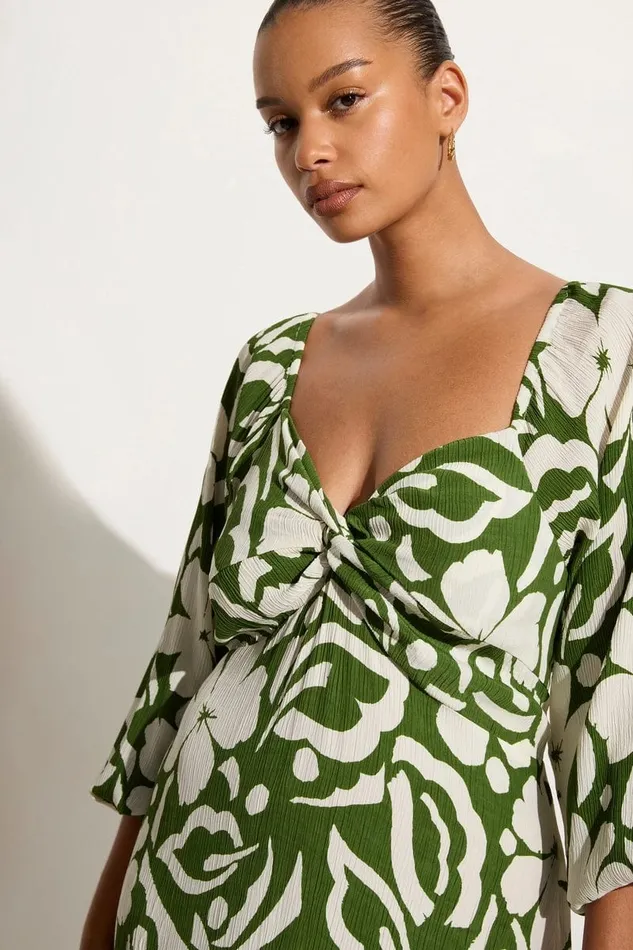 Women Ondina Midi Dress Pavito Floral Olive 8211 Final Sale Faithfull The Brand Dresses Women Ondina Midi Dress Pavito Floral Olive 8211 Final Sale Faithfull The Brand Dresses
