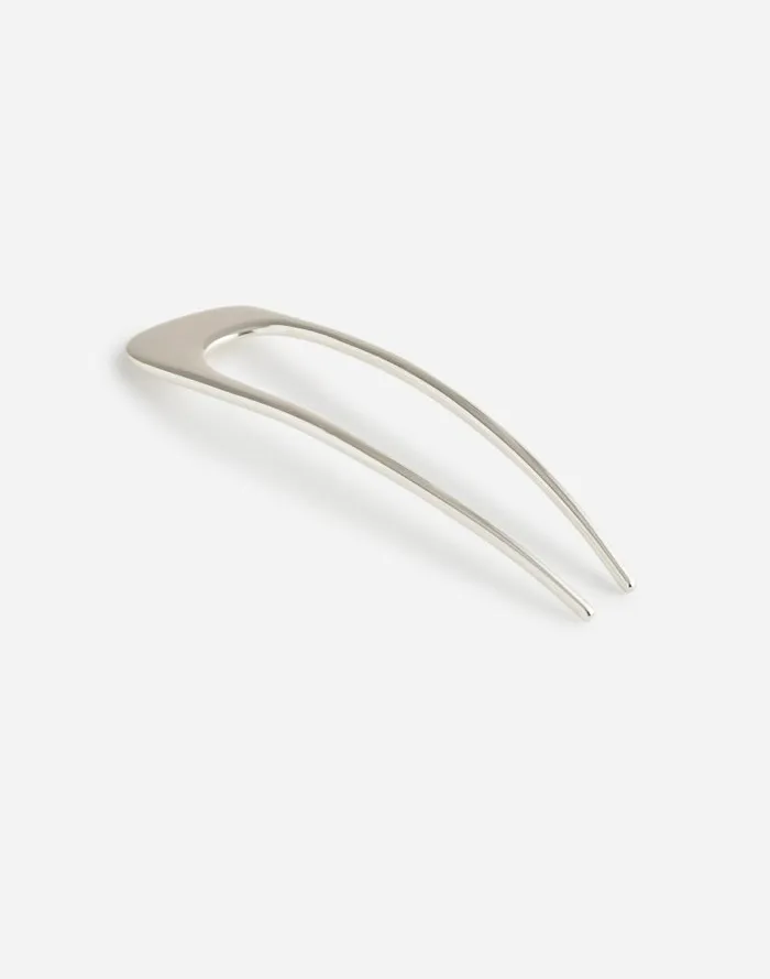 Women Organic French Hair Pin Light Silver Ox Madewell Hair Accessories