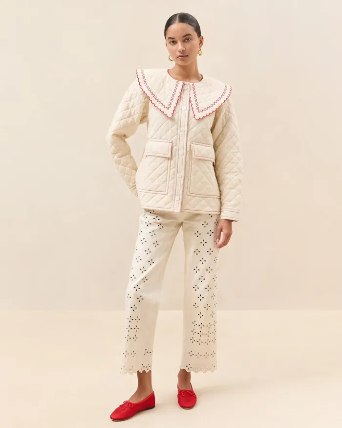 Women Outerwear Loeffler Randall James NaturalPoppy Workwear Jacket L Outerwear L Apparel Women Outerwear Loeffler Randall James NaturalPoppy Workwear Jacket L Outerwear L Apparel