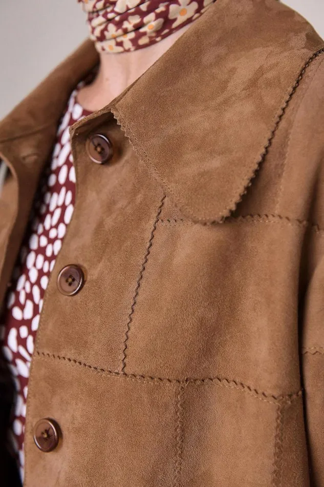 Women Outerwear RIXO Amilia Tan Women Outerwear RIXO Amilia Tan