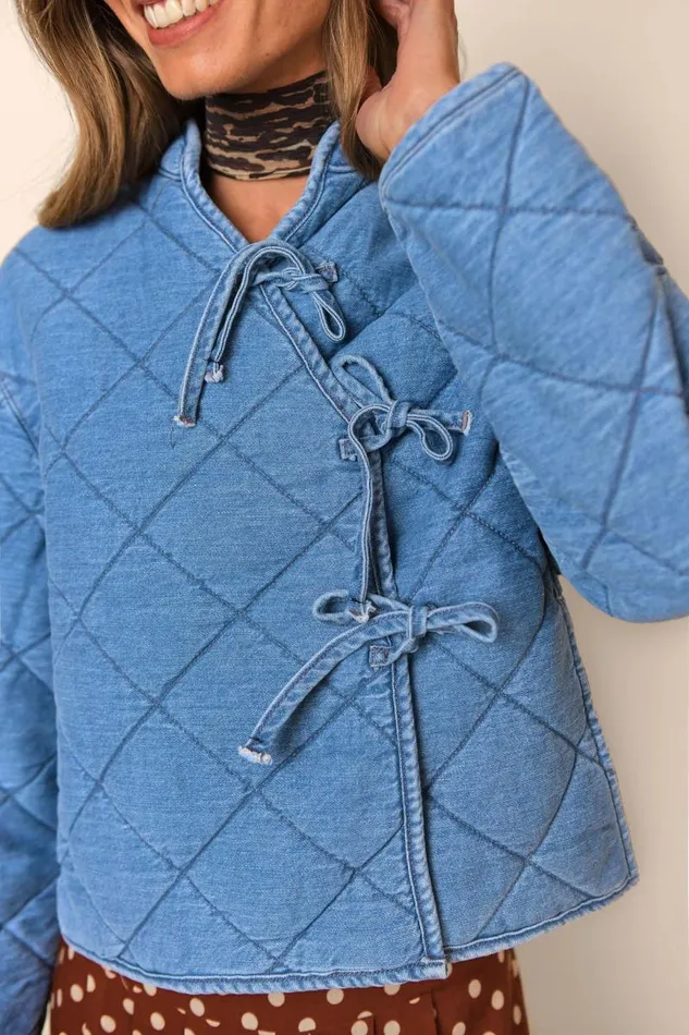 Women Outerwear RIXO Rhae Denim Women Outerwear RIXO Rhae Denim