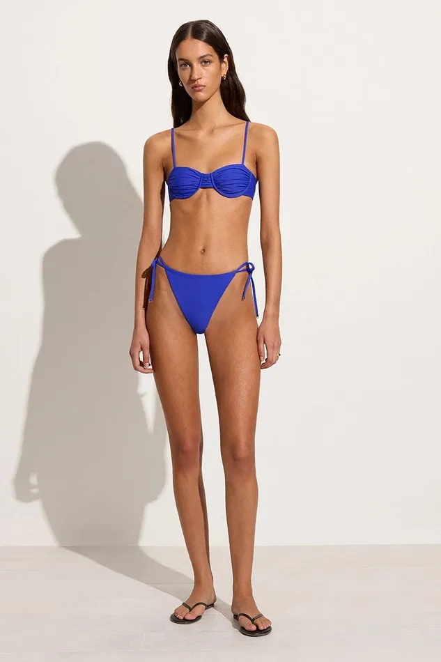 Women Pacific Bikini Bottoms Cobalt 8211 Final Sale Faithfull The Brand Swim
