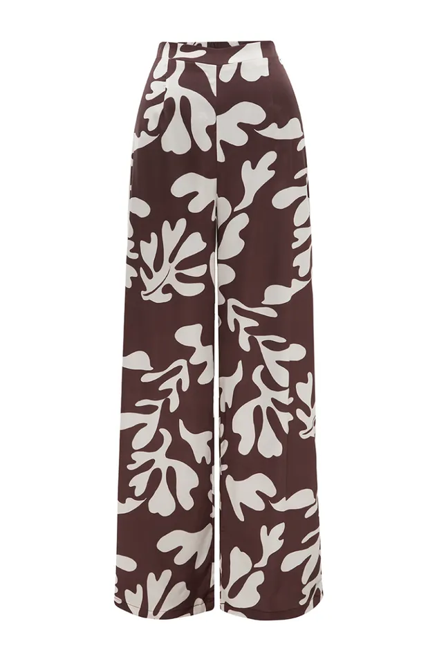 Women Pants Runaway The Label AVIANNA PANT Chocolate Botanica Women Pants Runaway The Label AVIANNA PANT Chocolate Botanica