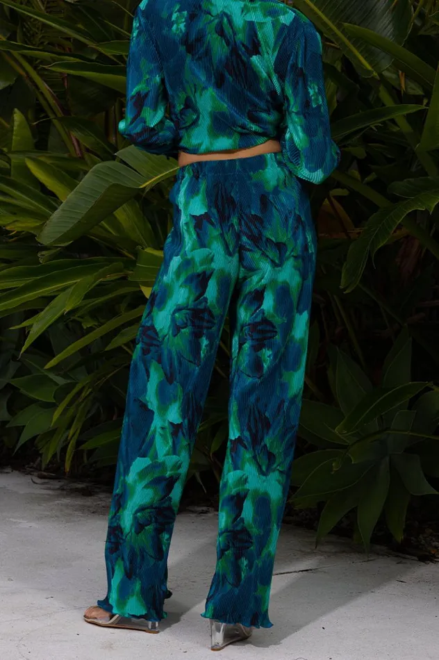 Women Pants Runaway The Label CALISTA PLEAT PANT Calista Green
