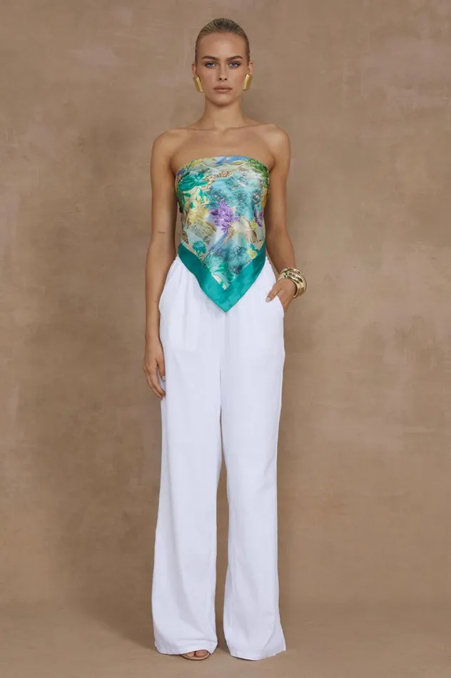 Women Pants Runaway The Label FLORENT PANT White