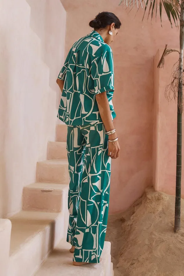 Women Pants Runaway The Label GIANI PANT Green