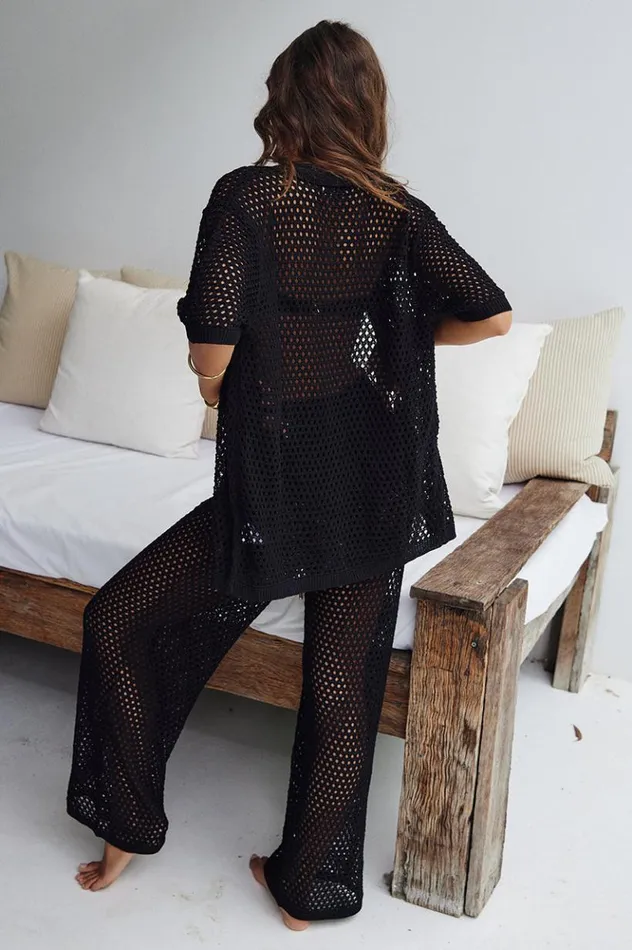 Women Pants Runaway The Label JAIDA PANT Black
