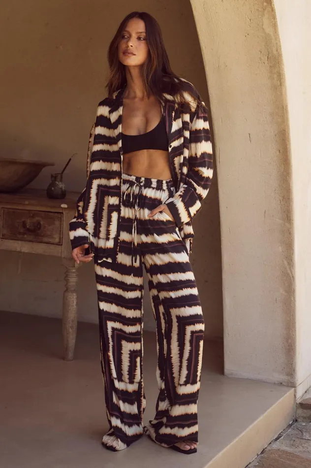 Women Pants Runaway The Label MONTARA PANT Noria Print