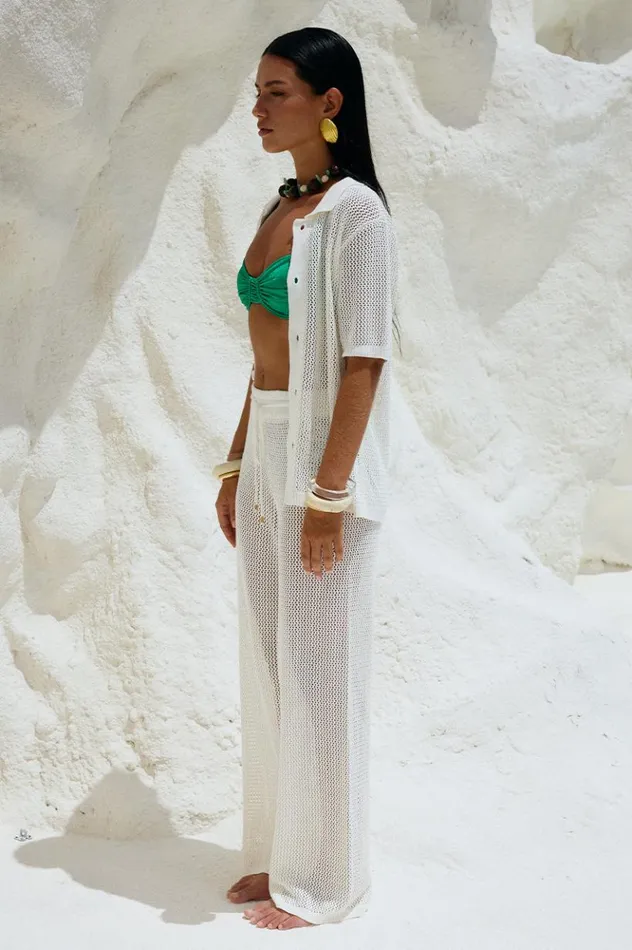 Women Pants Runaway The Label MYRAH PANT White