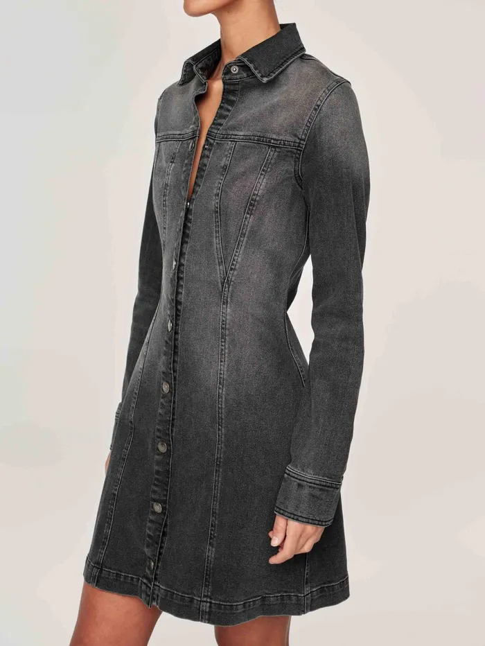 Women Payton Denim Dress Long Sleeve Mini DL1961 ReadyToWear