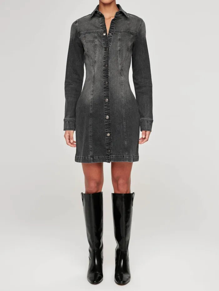 Women Payton Denim Dress Long Sleeve Mini DL1961 ReadyToWear