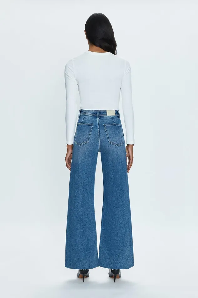 Women Penny High Rise Wide Jean 8211 Canal Pistola Denim Denim