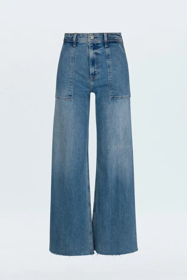 Women Penny High Rise Wide Jean 8211 Canal Pistola Denim Denim