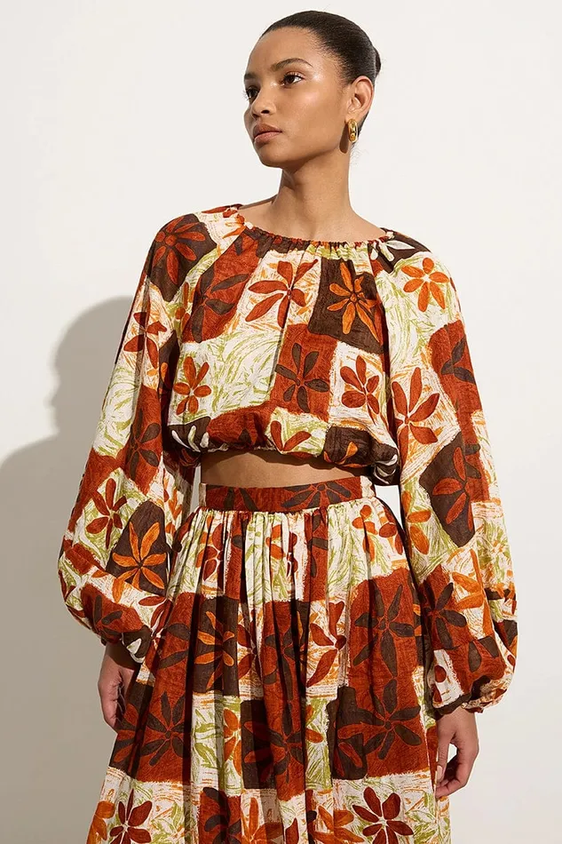 Women Pereira Top Tobago Floral 8211 Final Sale Faithfull The Brand Tops