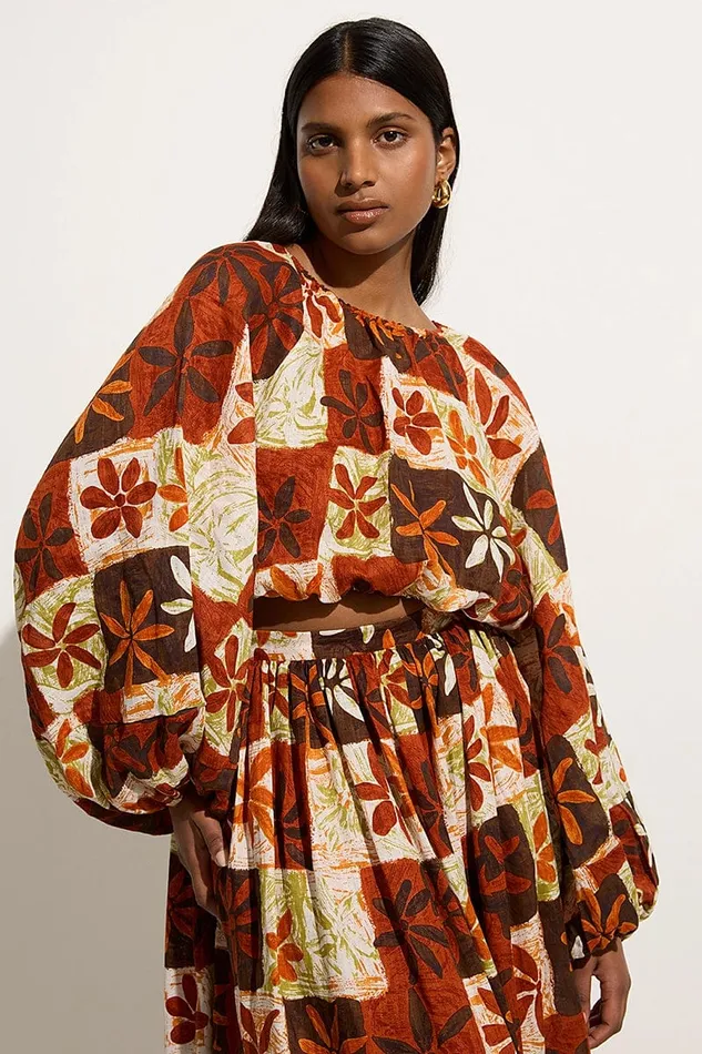 Women Pereira Top Tobago Floral 8211 Final Sale Faithfull The Brand Tops